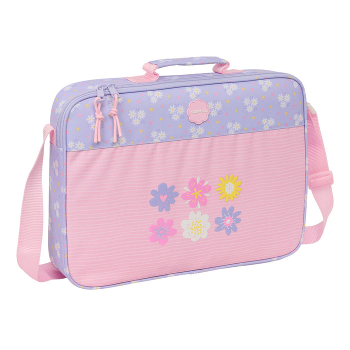 Училищна чанта Safta Bouquet Розов Люляк 38 x 28 x 6 cm