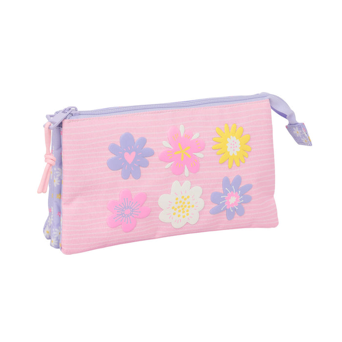 Пътническа Чанта Safta Bouquet Розов Люляк 22 x 12 x 3 cm