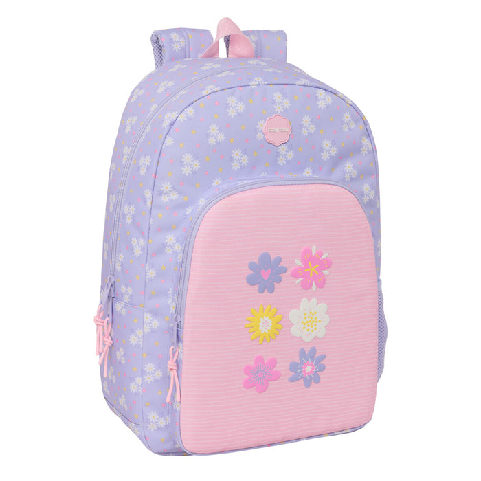Училищна чанта Safta Bouquet Розов Люляк 30 x 46 x 14 cm