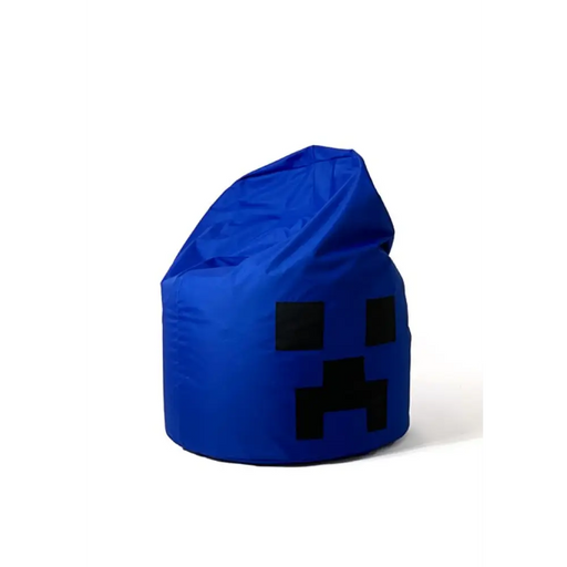 Сако чанта пуф Minecraft син XXL 110 х 90 см