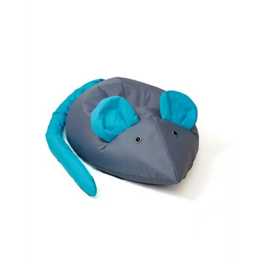 Sako чанта пуф Mouse сиво-синя L 110 x 80 см