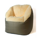 Сако чанта пуф Fluffy крем XXL 140 х 90 см