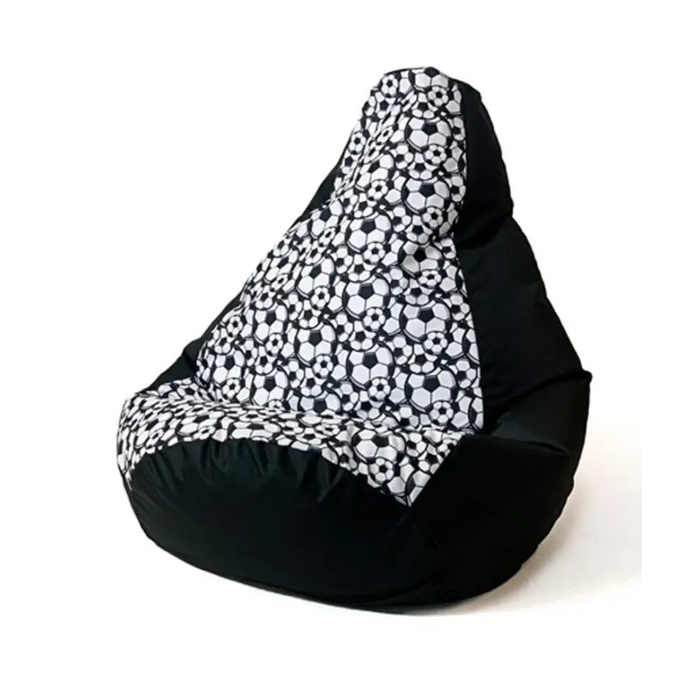 Sako чанта пуф Pear print black-ball L 105 x 80 cm