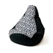 Sako чанта пуф Pear print black-ball L 105 x 80 cm