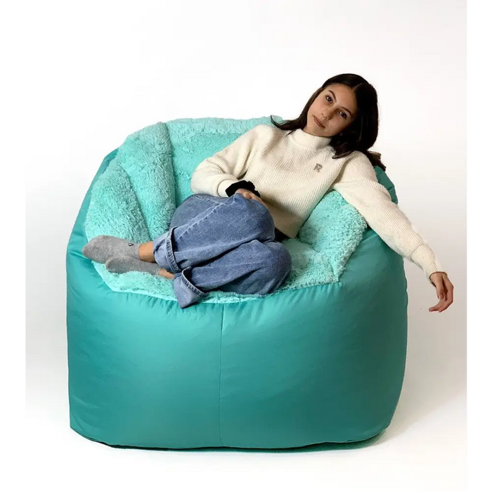 Sako чувал пуф Fluffy mint XXL 140 x 90 см