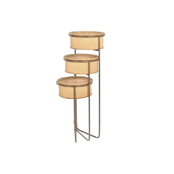 Саксия DKD Home Decor 55 x 42 x 79 cm Черен Кафяв Желязо