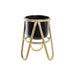 Саксия DKD Home Decor Естествен Черен Метал Колониален