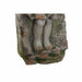 Саксия DKD Home Decor Фибростъкло Сив Ангел (29 x 22 x 74