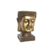Саксия DKD Home Decor Фибростъкло Златен Буда Ориенталски