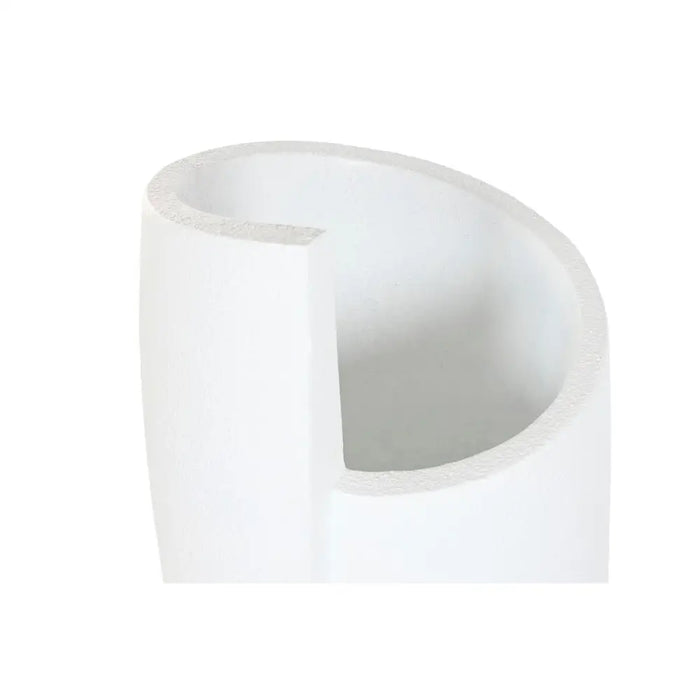 Саксия Home ESPRIT Бял Магнезиев Модерен Лице 33 x 33 x 72