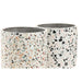 Саксия Home ESPRIT Бял Многоцветен Цимент Град 13 x 13 x 13