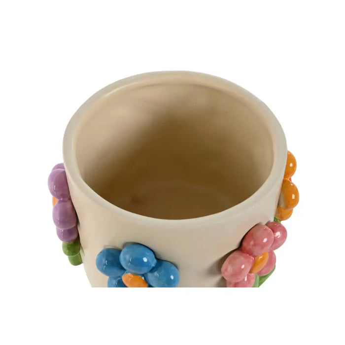 Саксия Home ESPRIT Многоцветен Сметана Dolomite Lilled 20 x