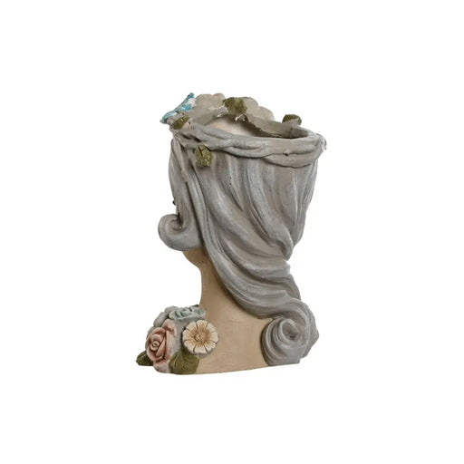 Саксия Home ESPRIT Многоцветен Сметана Магнезиев chica 32 X