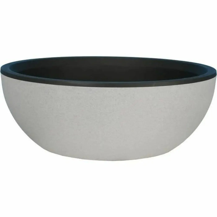 Саксия Riviera Granite Светло сив Ø 40 cm Камък