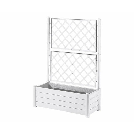 Саксия Stefanplast 100 x 43 x 142 cm Квадратен Бял