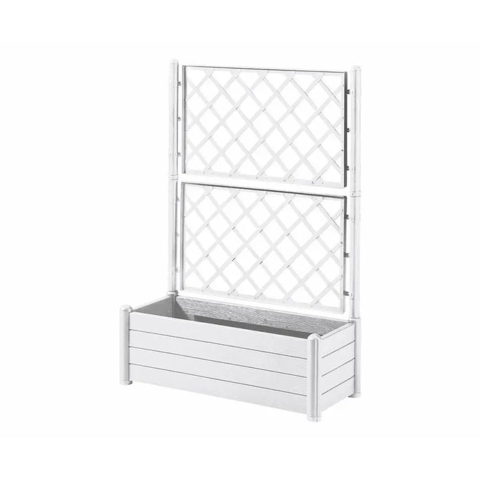 Саксия Stefanplast 100 x 43 x 142 cm Квадратен Бял