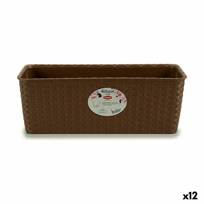Саксия Stefanplast Бежов Пластмаса 39 x 13,5 x 15,5 cm 38,5