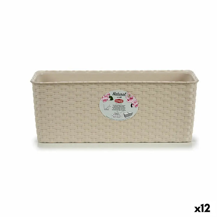 Саксия Stefanplast Бежов Пластмаса 15,5 x 13,5 x 38,5 cm