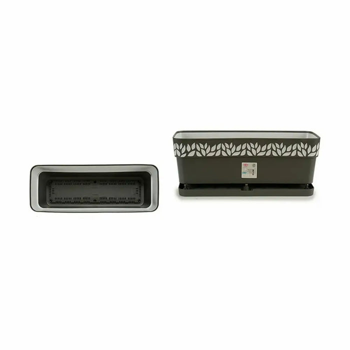 Саксия Stefanplast Cloe Антрацит Пластмаса 49,5 x 17 x 19