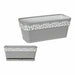 Саксия Stefanplast Cloe Бял Сив Пластмаса 13,3 x 12,3 x