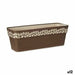Саксия Stefanplast Cloe Кафяв Пластмаса 49,5 x 17 x 19 cm