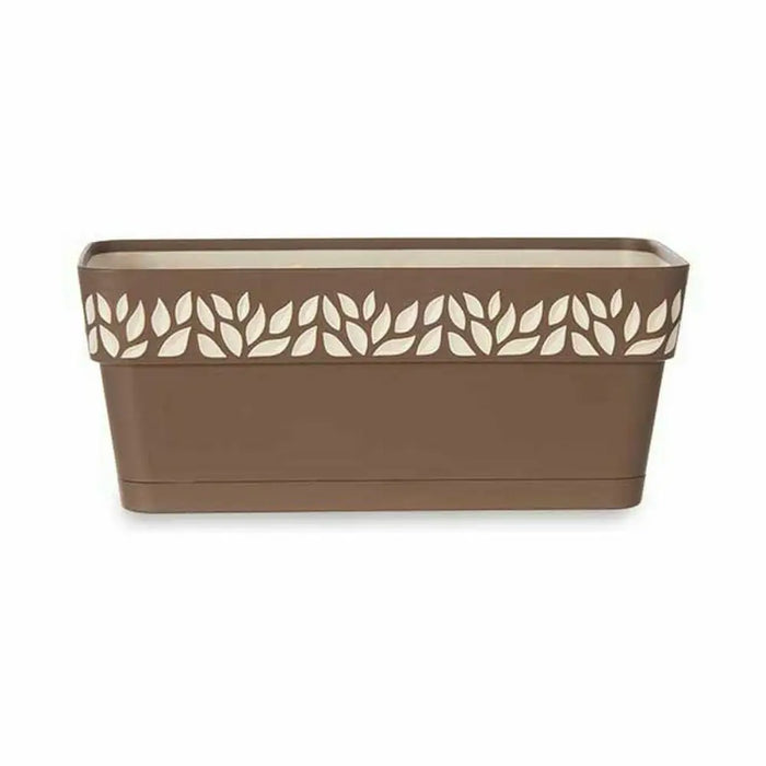 Саксия Stefanplast Cloe Кафяв Пластмаса 13,3 x 12,3 x 29,3