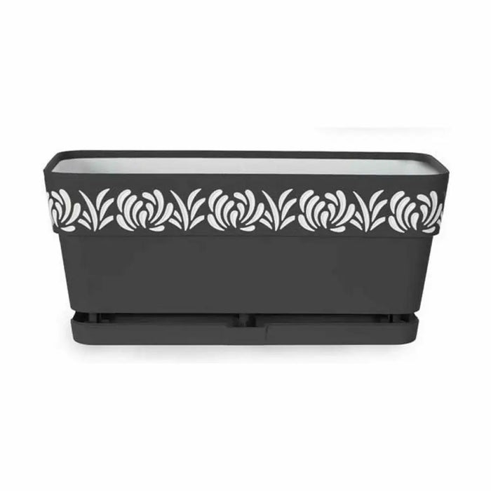 Саксия Stefanplast Gaia Антрацит Пластмаса 13,3 x 12,3 x