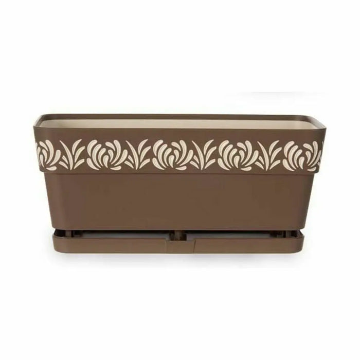 Саксия Stefanplast Gaia Кафяв Пластмаса 13,3 x 12,3 x 29,3