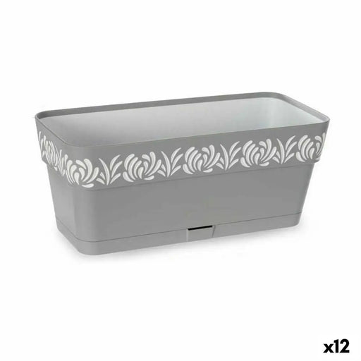 Саксия Stefanplast Gaia Сив Пластмаса 13,3 x 12,3 x 29,3 cm