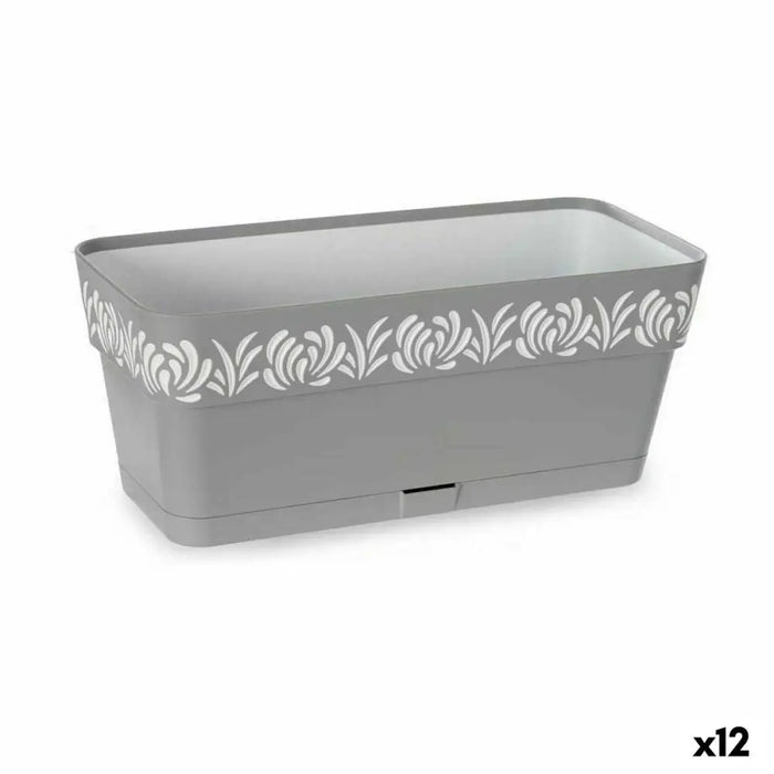 Саксия Stefanplast Gaia Сив Пластмаса 13,3 x 12,3 x 29,3 cm