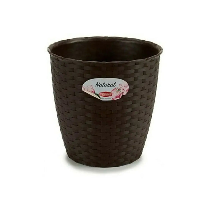 Саксия Stefanplast Шоколад Пластмаса 19 x 17,5 x 19 cm (12