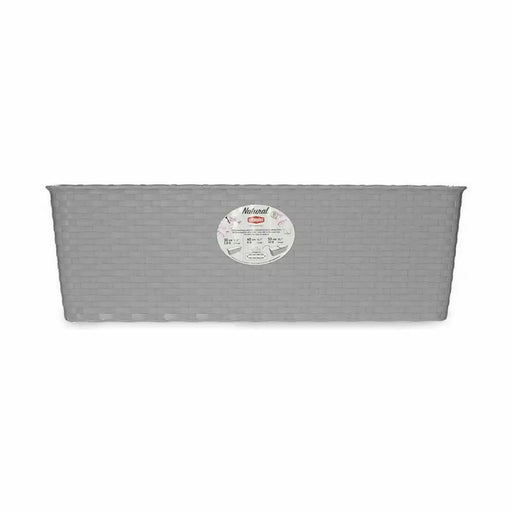 Саксия Stefanplast Сив Пластмаса 18 x 16 x 49 cm (12 броя)