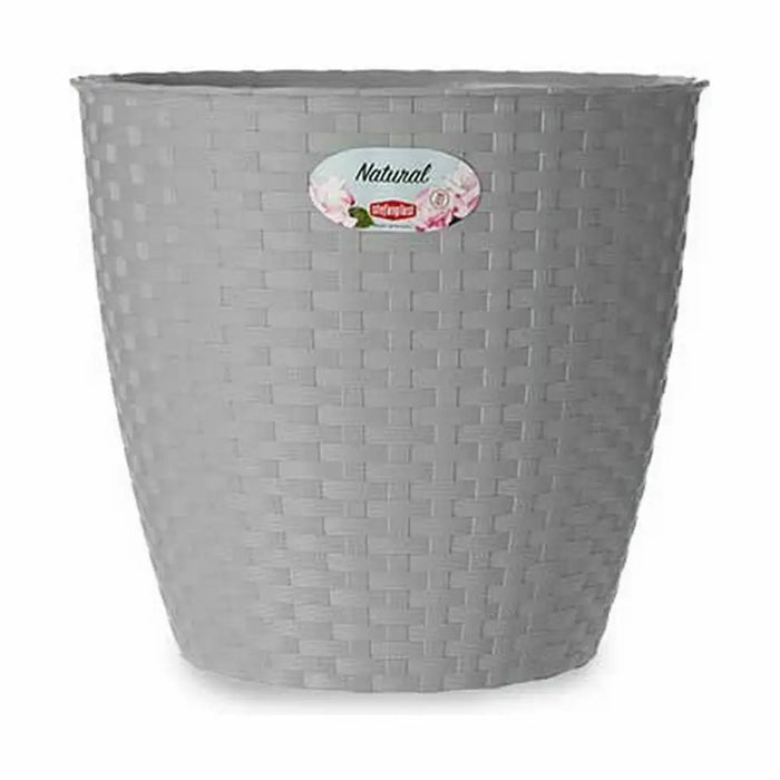 Саксия Stefanplast Сив Пластмаса 24 x 22,3 x 24 cm (6 броя)