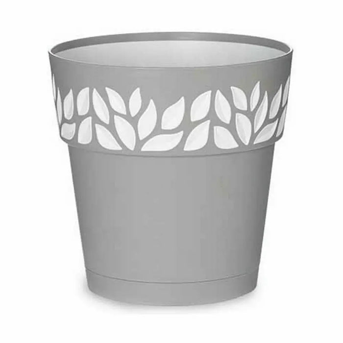 Саксия за самостоятелно поливане Stefanplast Cloe Сив