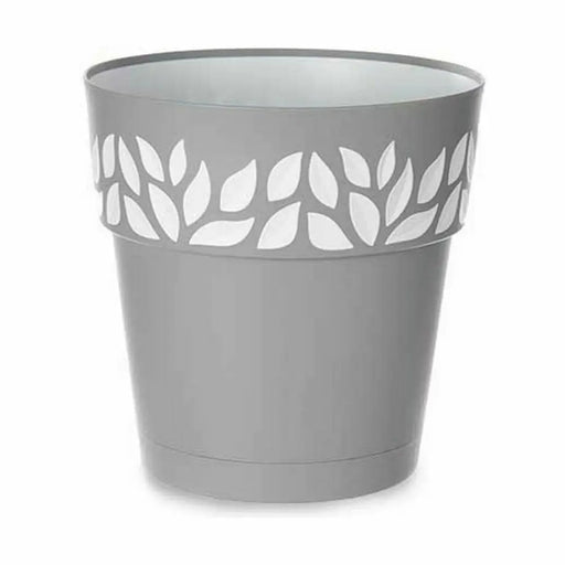Саксия за самостоятелно поливане Stefanplast Cloe Сив