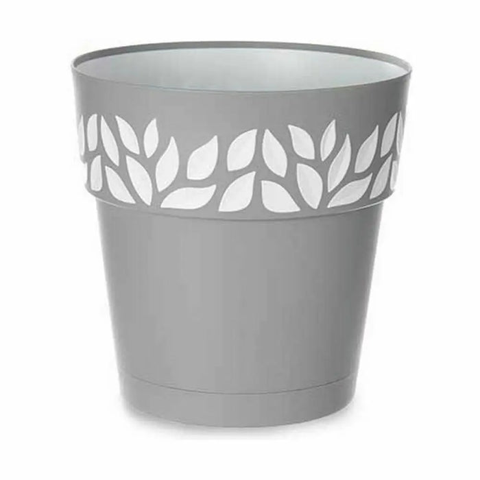 Саксия за самостоятелно поливане Stefanplast Cloe Сив
