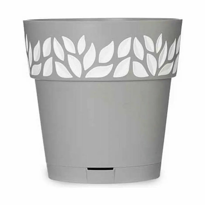 Саксия за самостоятелно поливане Stefanplast Cloe Сив