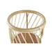 Саксия DKD Home Decor Естествен Бамбук Bali (28 x 28 x 60
