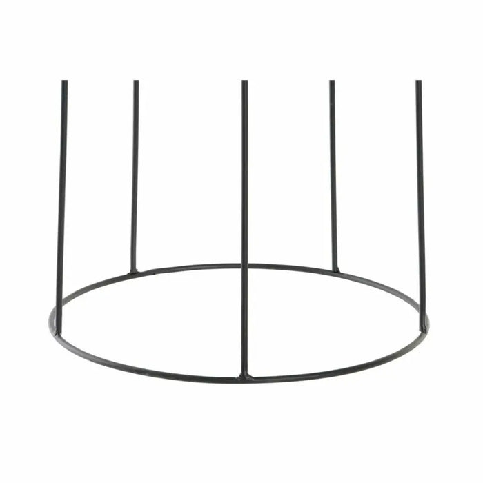 Саксия DKD Home Decor Естествен Черен Метал Колониален