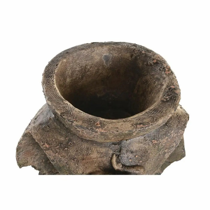 Саксия DKD Home Decor Кафяв Египтянин Магнезиев (39 x 26 x
