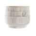 Саксия DKD Home Decor Кафяв Естествен Квадратек Boho 17 x