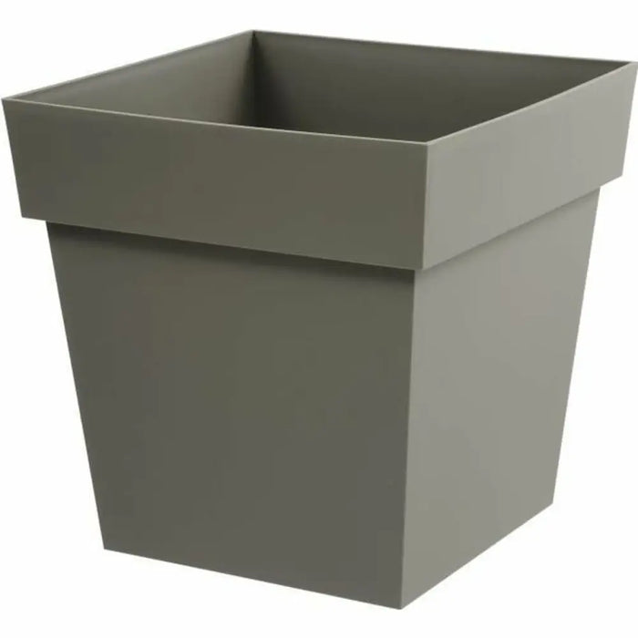 Саксия EDA Tuscan Тъмнокафяв полипропилен Квадратек 39 x 39