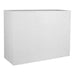 Саксия EDA Wall Loft Graphit Бял Пластмаса Квадратен 78,5 x