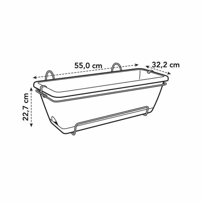 Саксия Elho 542305541000 Кафяв Тъмнокафяв полипропилен