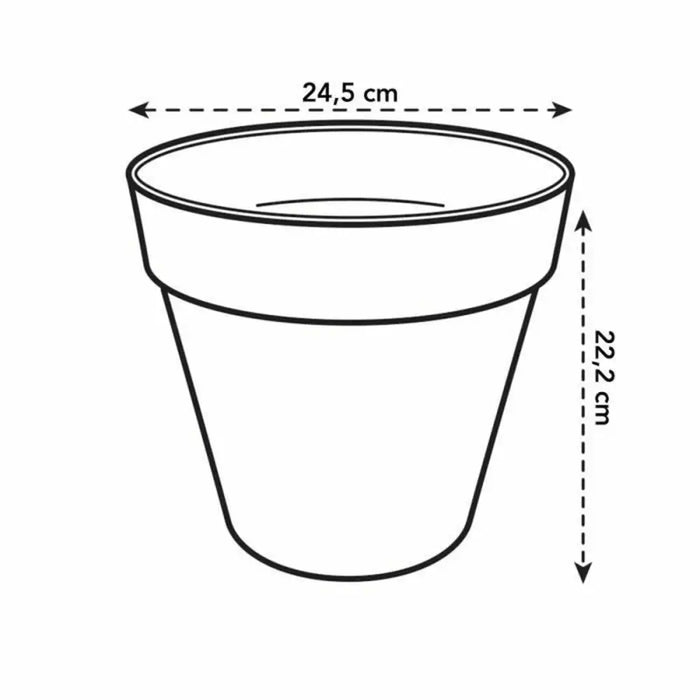 Саксия Elho Loft Urban 25 Жълт Ø 24,5 x 22,2 cm