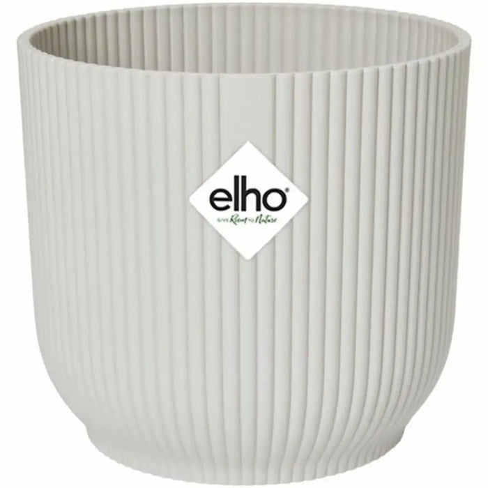 Саксия Elho Ø 22 cm Бял Пластмаса Кръгъл