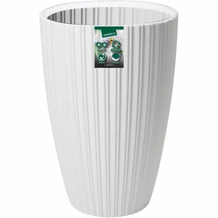 Саксия Garden ID Fancy Бял полиетилен 40 x 58 cm