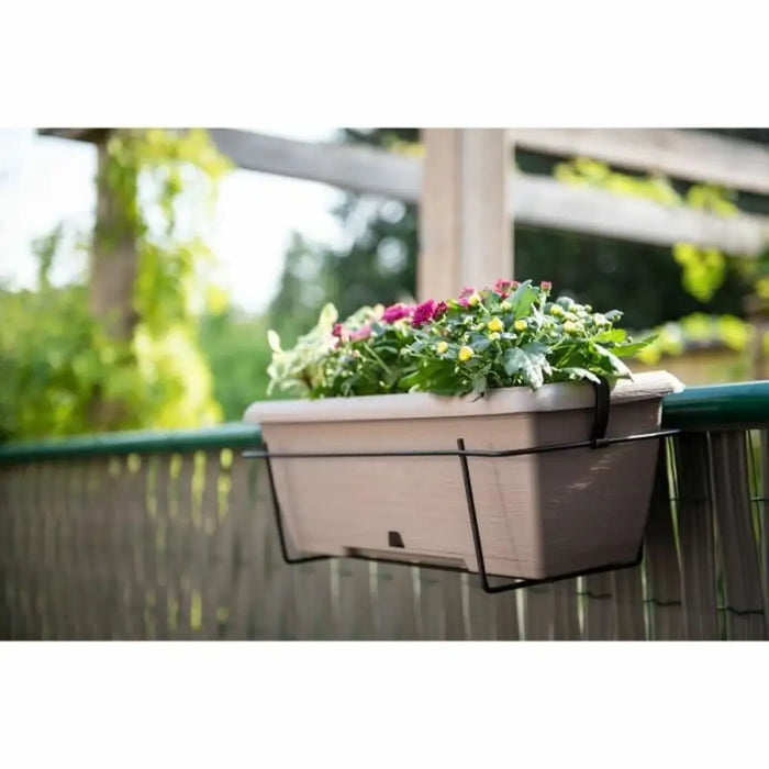 Саксия Garden ID Тъмнокафяв Ефект камък 50 cm