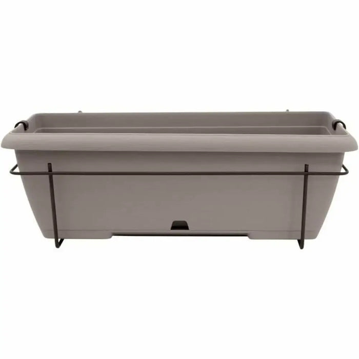 Саксия Garden ID Тъмнокафяв Ефект камък 50 cm