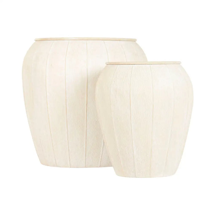 Саксия Home ESPRIT Бежов Метал Scandi 50 x 50 x 49,5 cm (2